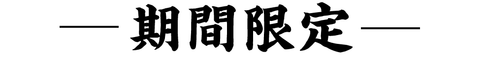 期間限定メニュー